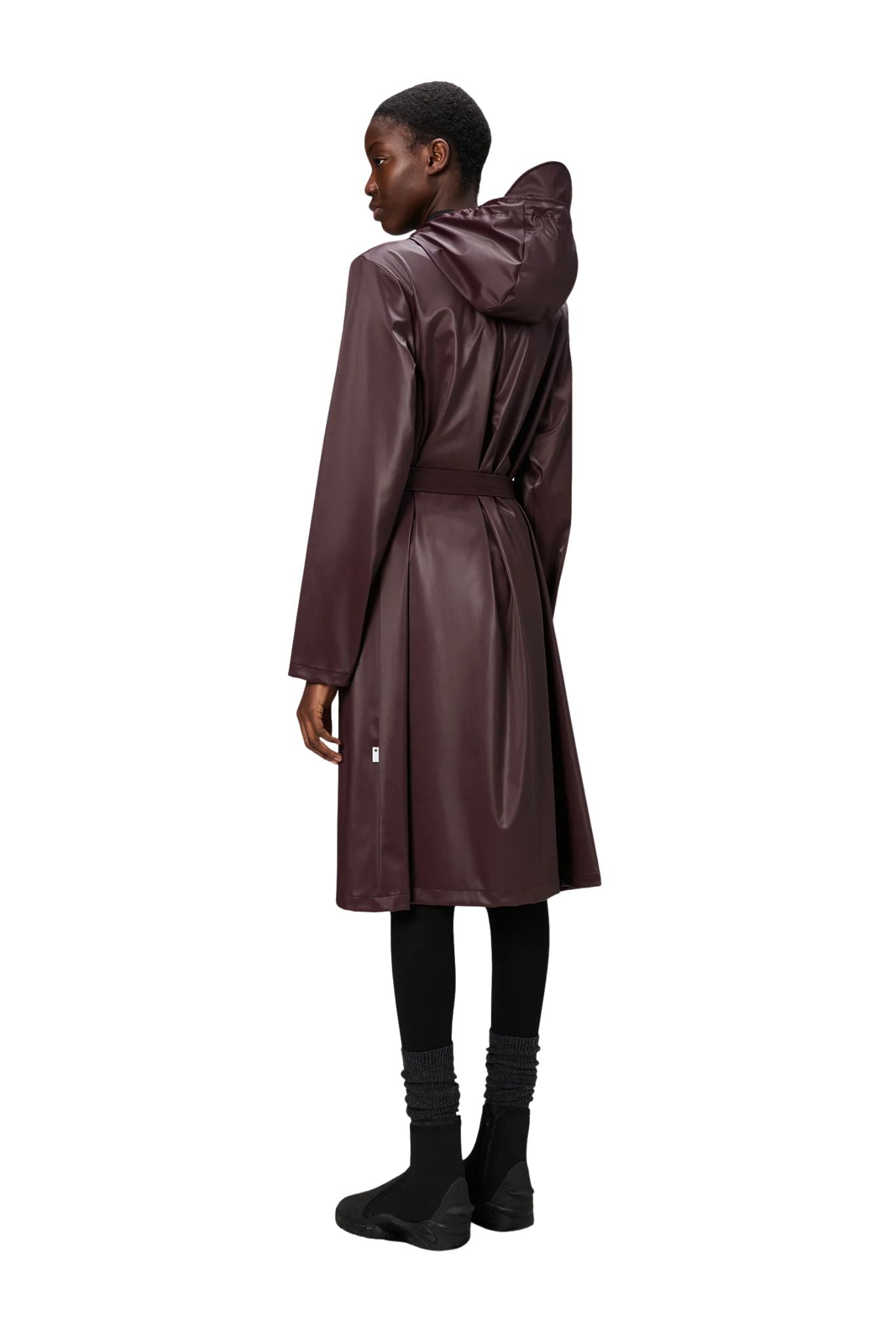 Rains A - Line Longer W Jacket W3 - Vermillion