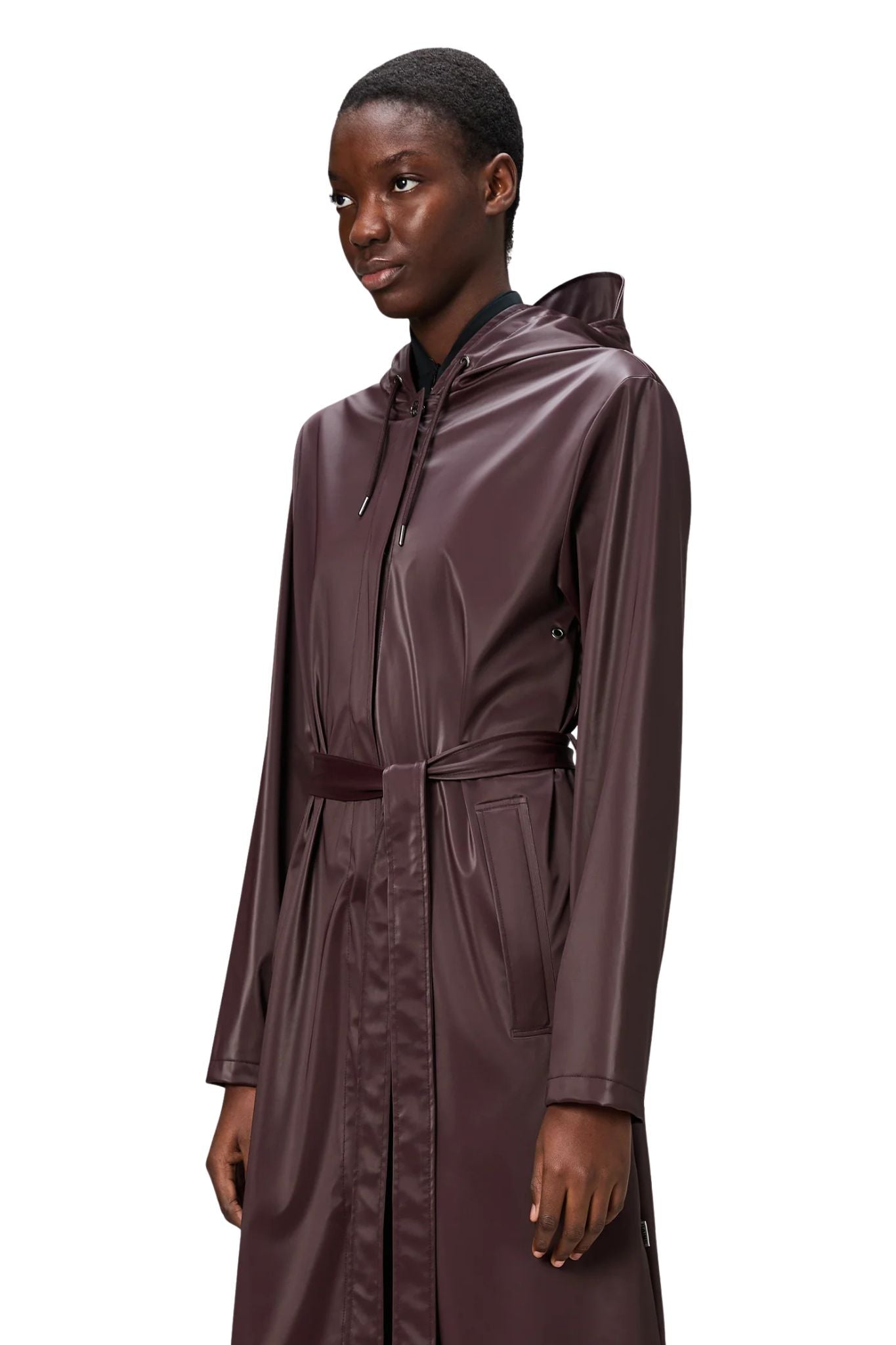 Rains A - Line Longer W Jacket W3 - Vermillion