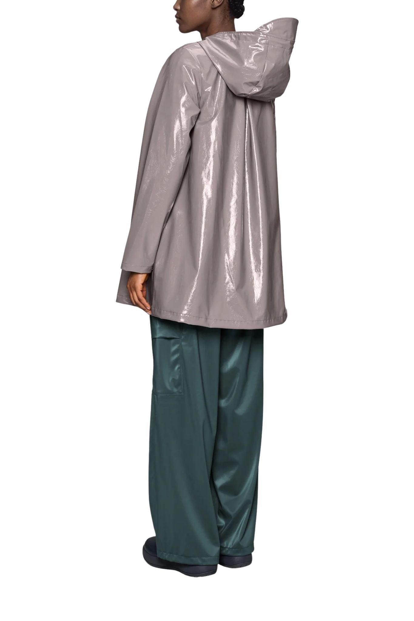 Rains A-line W Jacket - Vermillion