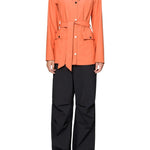 Rains Curve Jacket - Vermillion