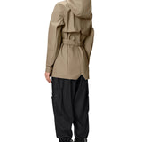 Rains Curve Jacket - Vermillion