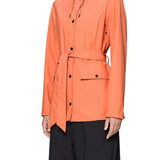 Rains Curve Jacket - Vermillion