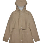 Rains Curve Jacket - Vermillion