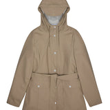 Rains Curve Jacket - Vermillion