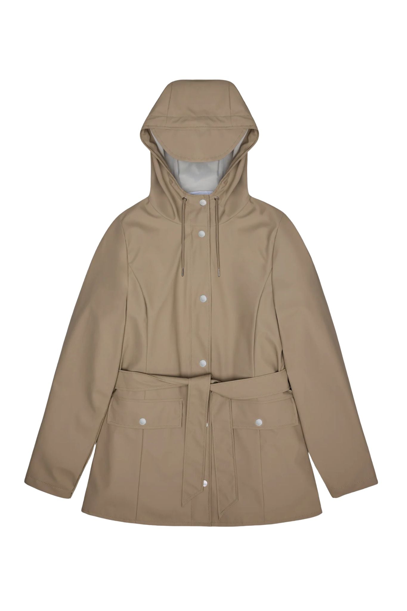 Rains Curve Jacket - Vermillion