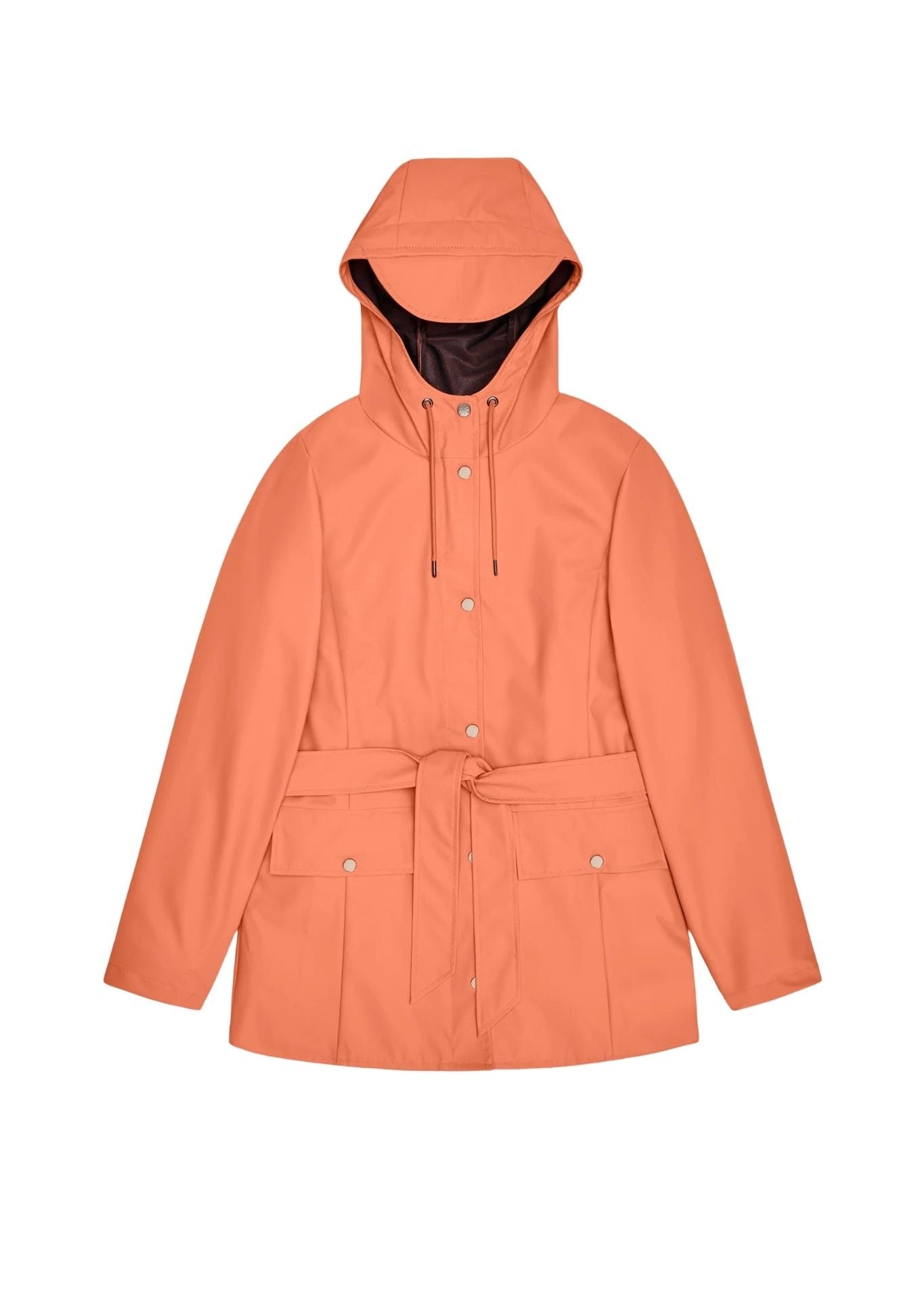 Rains Curve Jacket - Vermillion