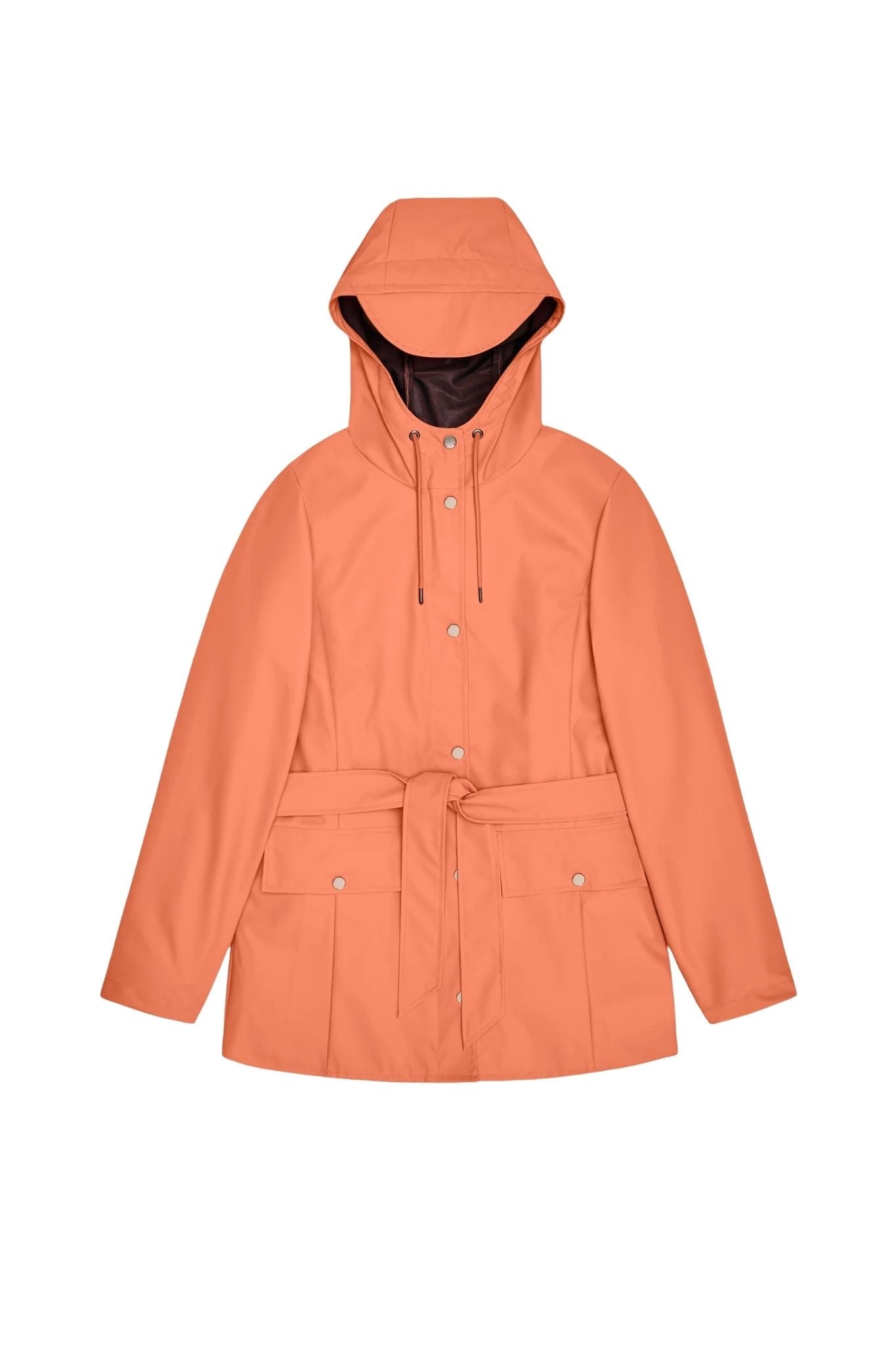 Rains Curve Jacket - Vermillion