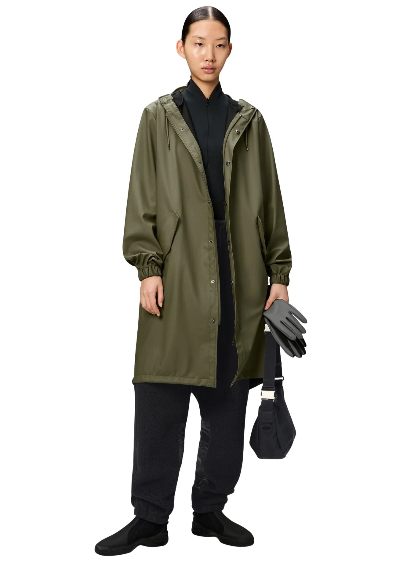 Rains Fishtail Parka W3 - Vermillion