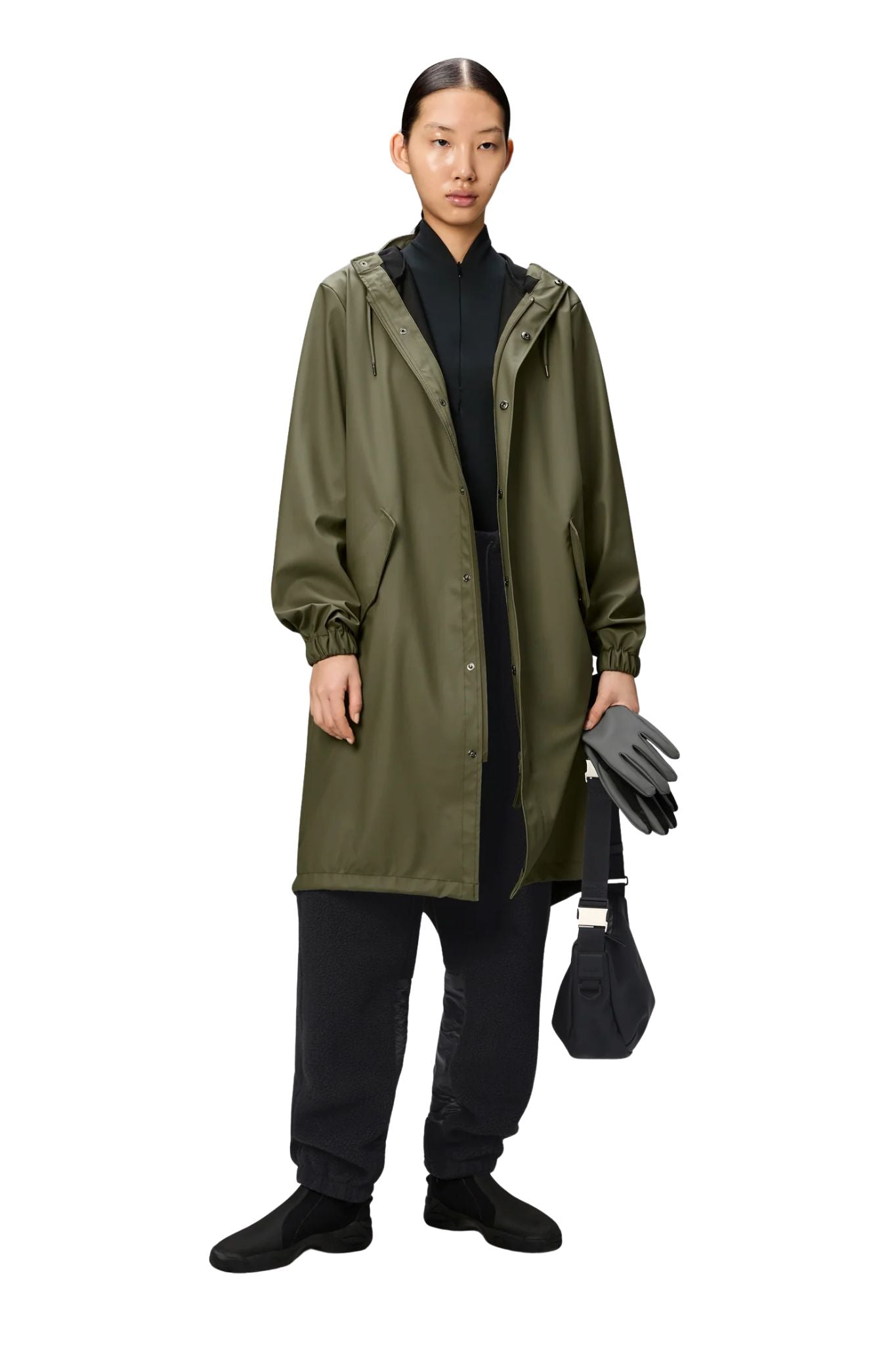 Rains Fishtail Parka W3 - Vermillion