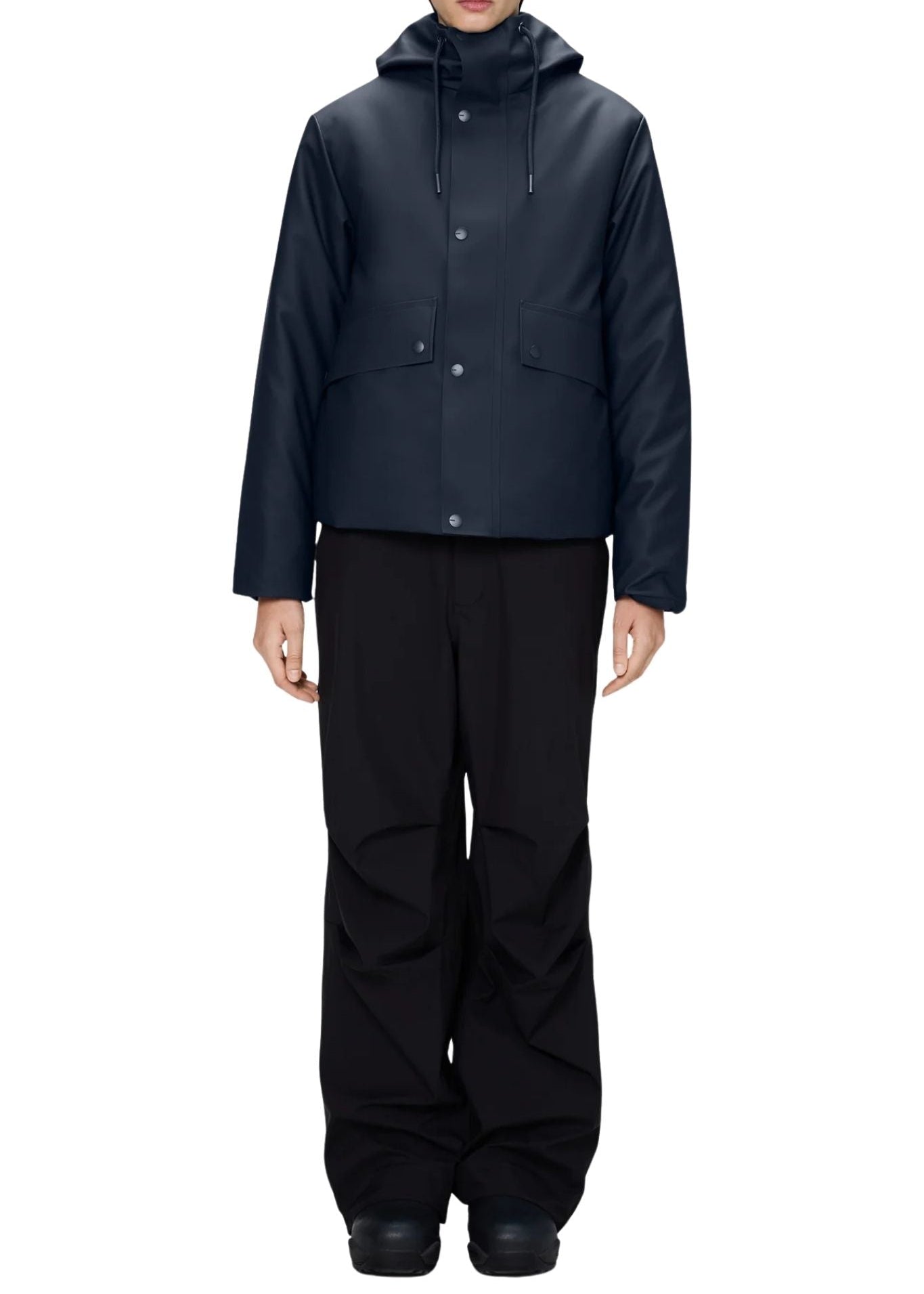 Rains Nome Short W Parka W3T3 - Vermillion