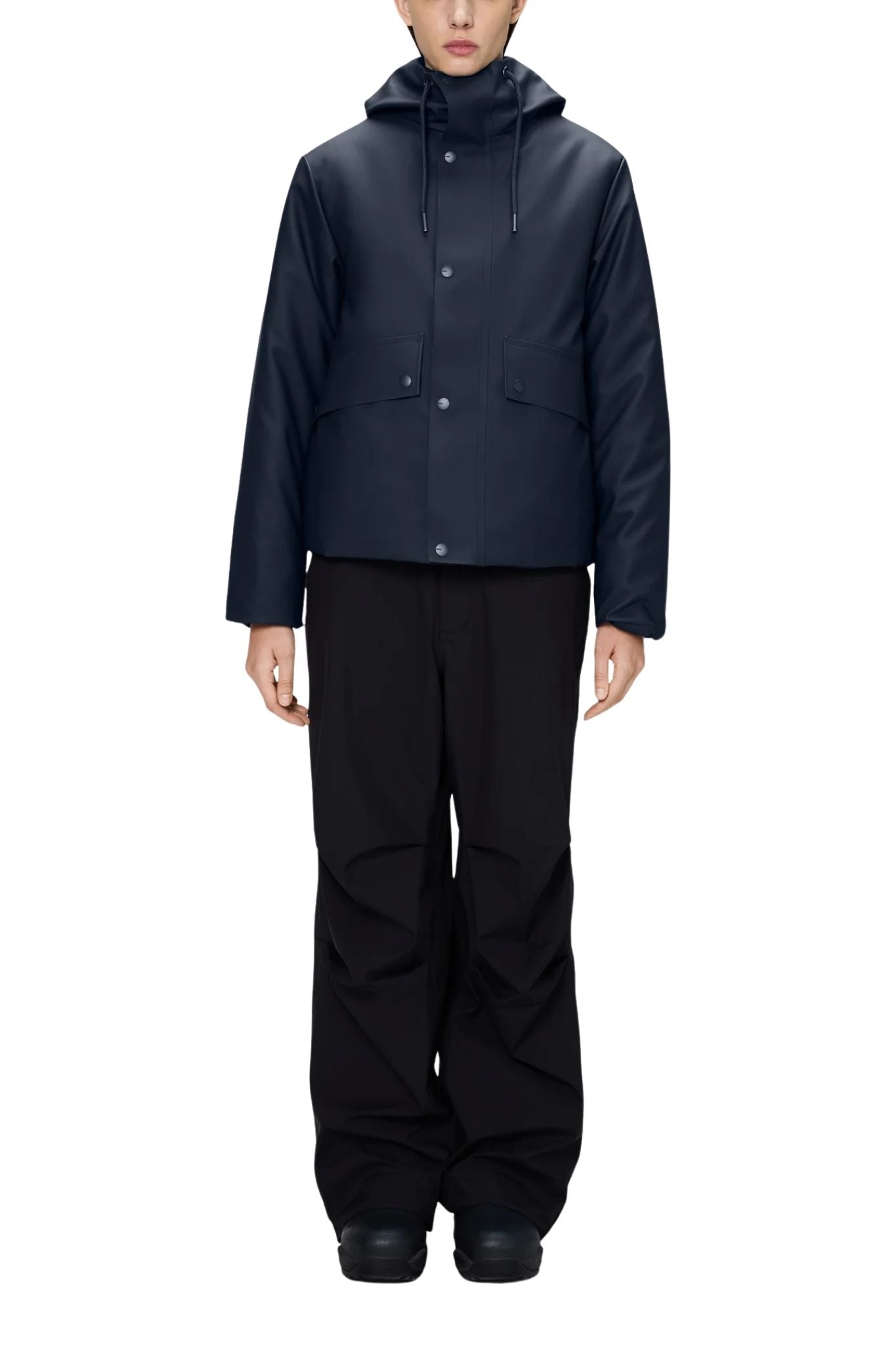 Rains Nome Short W Parka W3T3 - Vermillion