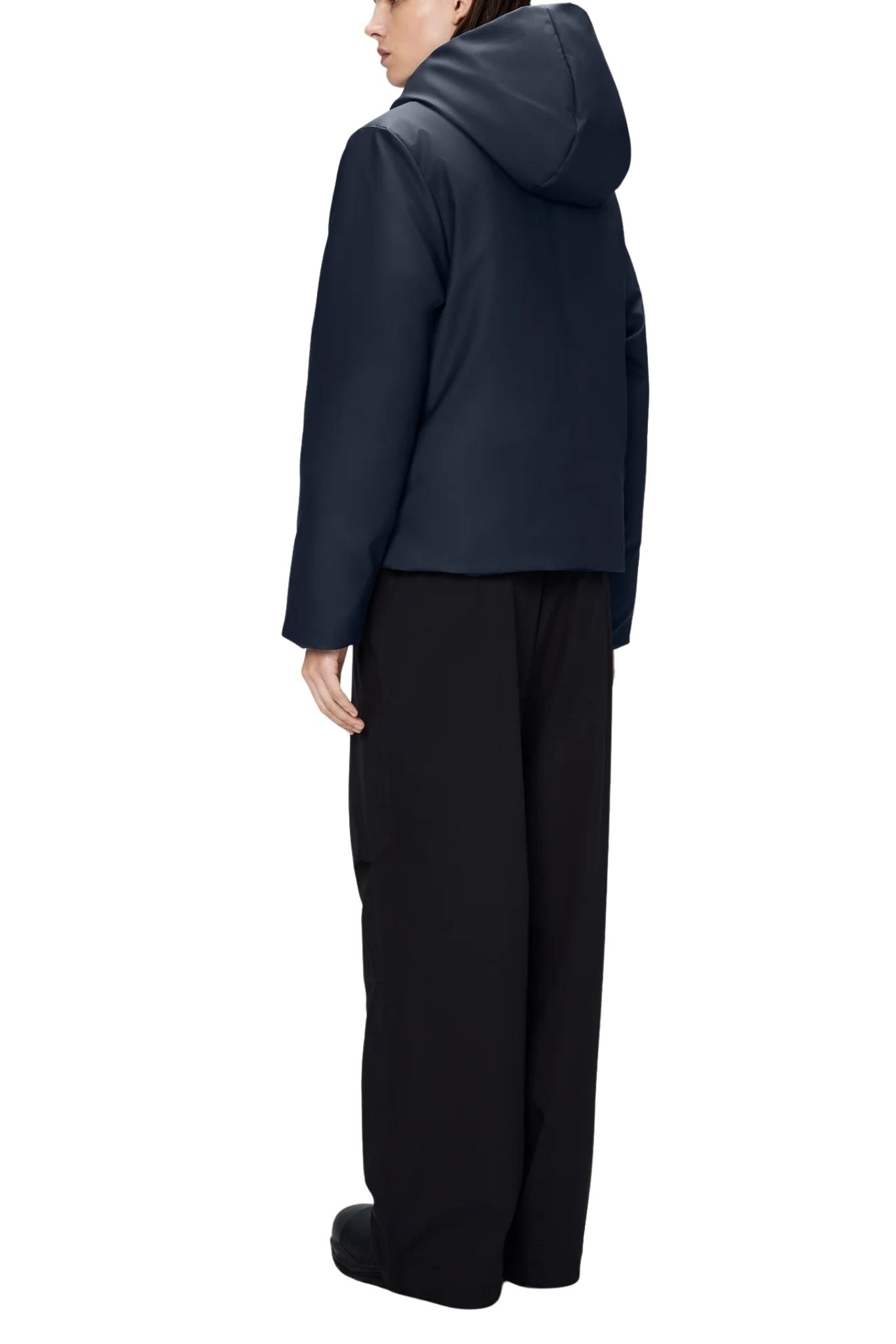 Rains Nome Short W Parka W3T3 - Vermillion