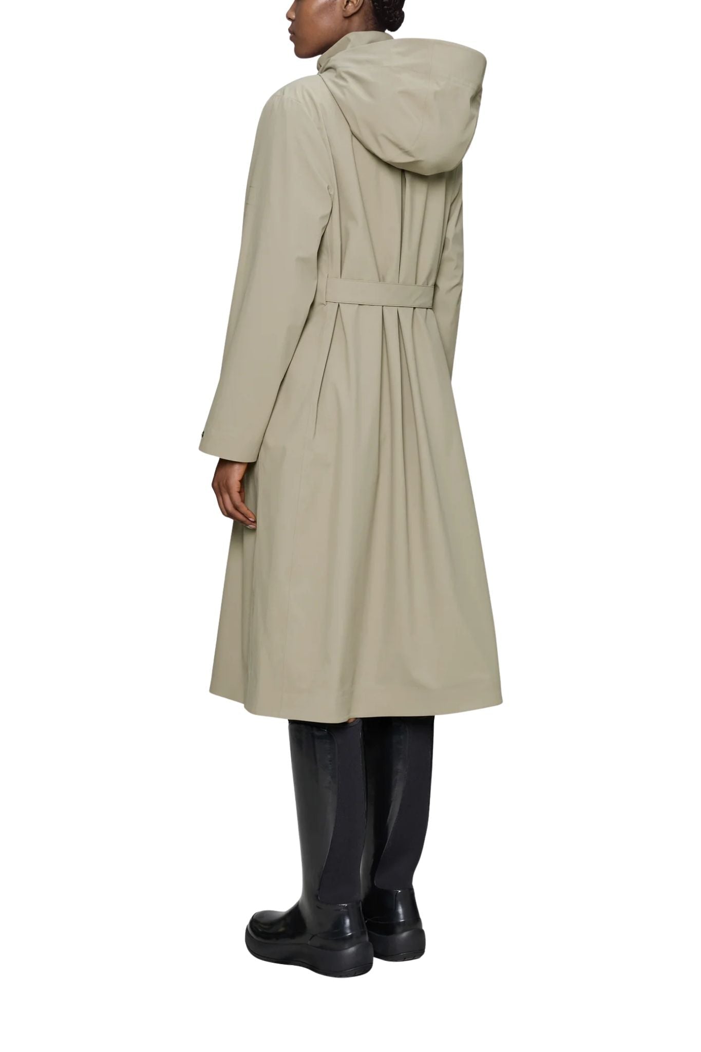 Rains Suva Hardshell Coat - Vermillion