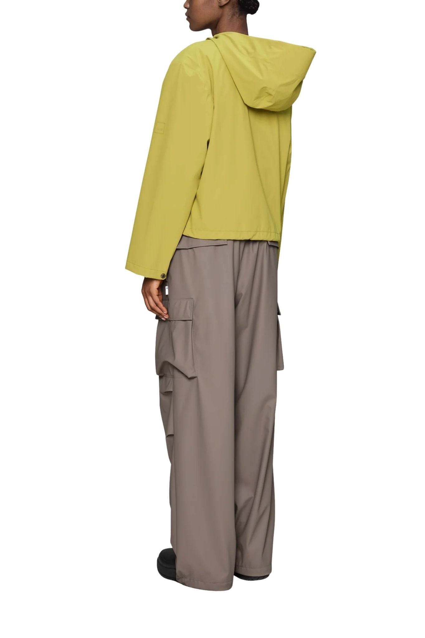Rains Suva Hardshell Short String Jacket - Vermillion