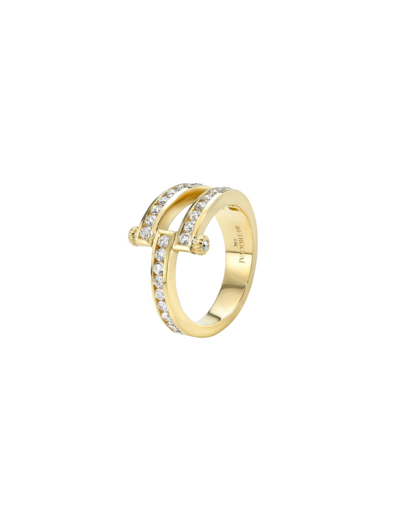 Retrouvai Magna Ring - Vermillion