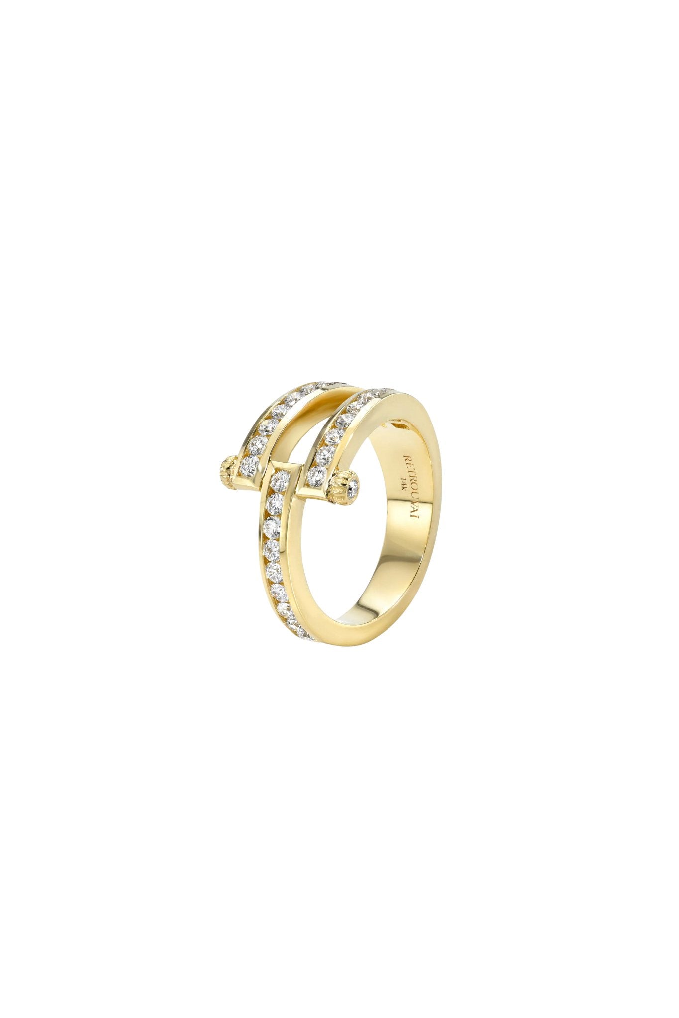 Retrouvai Magna Ring - Vermillion