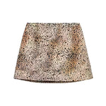 Roseanna Night Mini Skirt - Vermillion