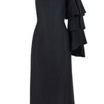 Rosie Assoulin Bidi Bidi Bom Bom Tea Length Dress - Vermillion