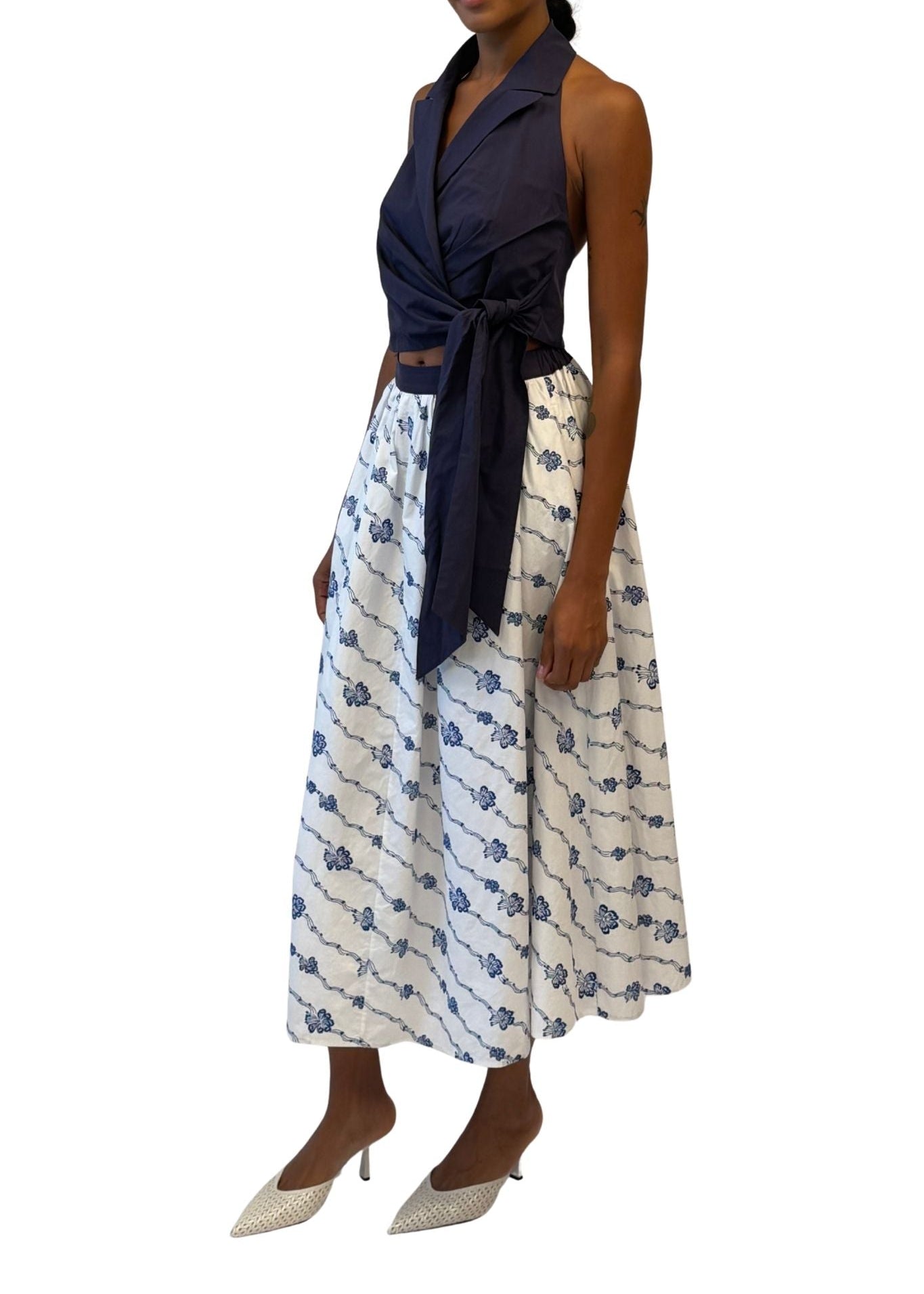 Rosie Assoulin Easy Does it Skirt - Vermillion