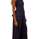 Rosie Assoulin Emotionally Vested Vest - Vermillion