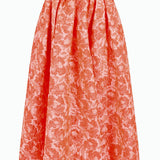 Rosie Assoulin Full Pleated Skirt - Vermillion