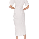 Rosie Assoulin Gathered Ruffle Shirt Dress - Vermillion