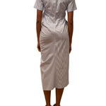 Rosie Assoulin Gathered Ruffle Shirt Dress - Vermillion