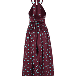 Rosie Assoulin Halter in the Name of Love Dress - Vermillion