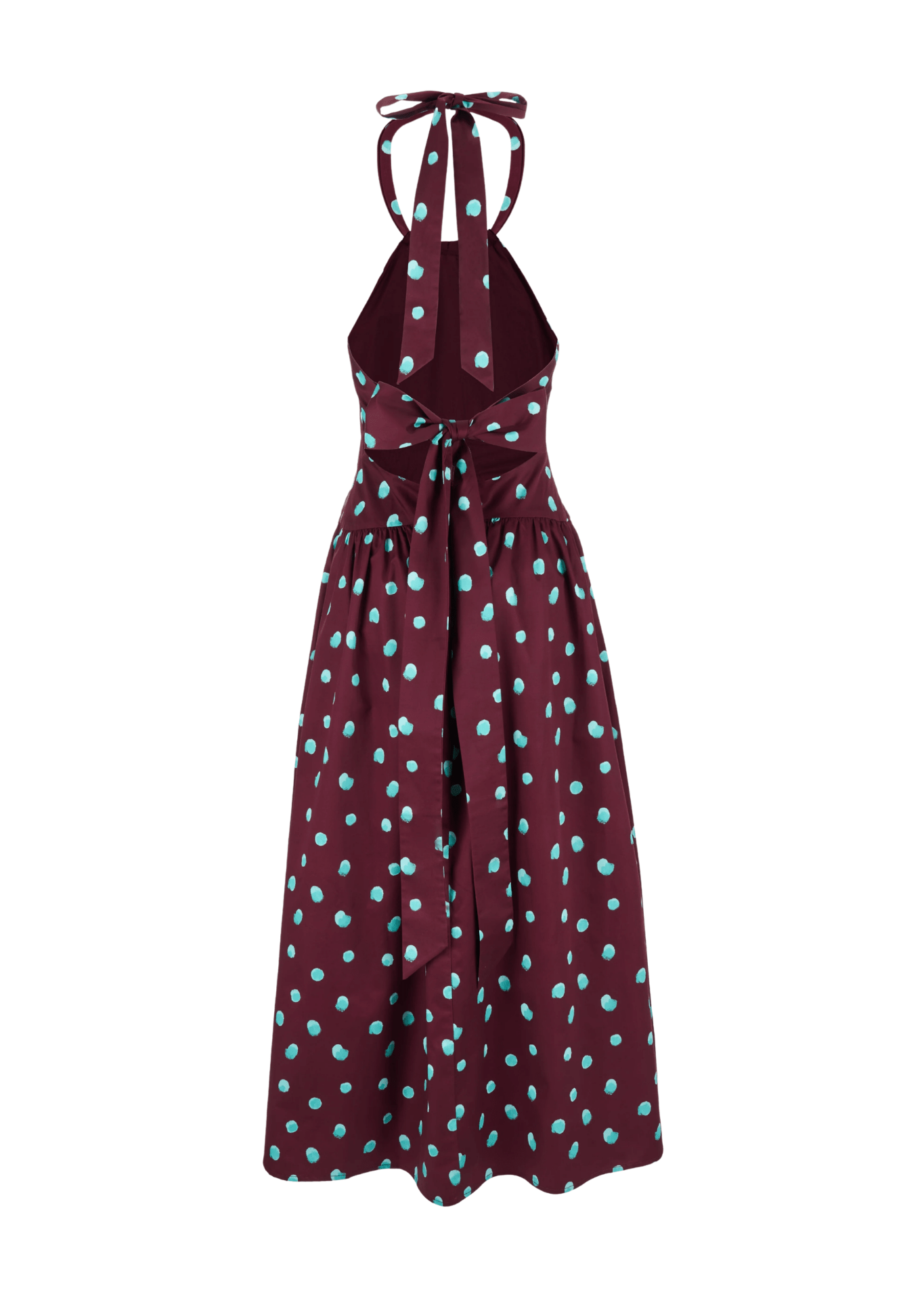 Rosie Assoulin Halter in the Name of Love Dress - Vermillion