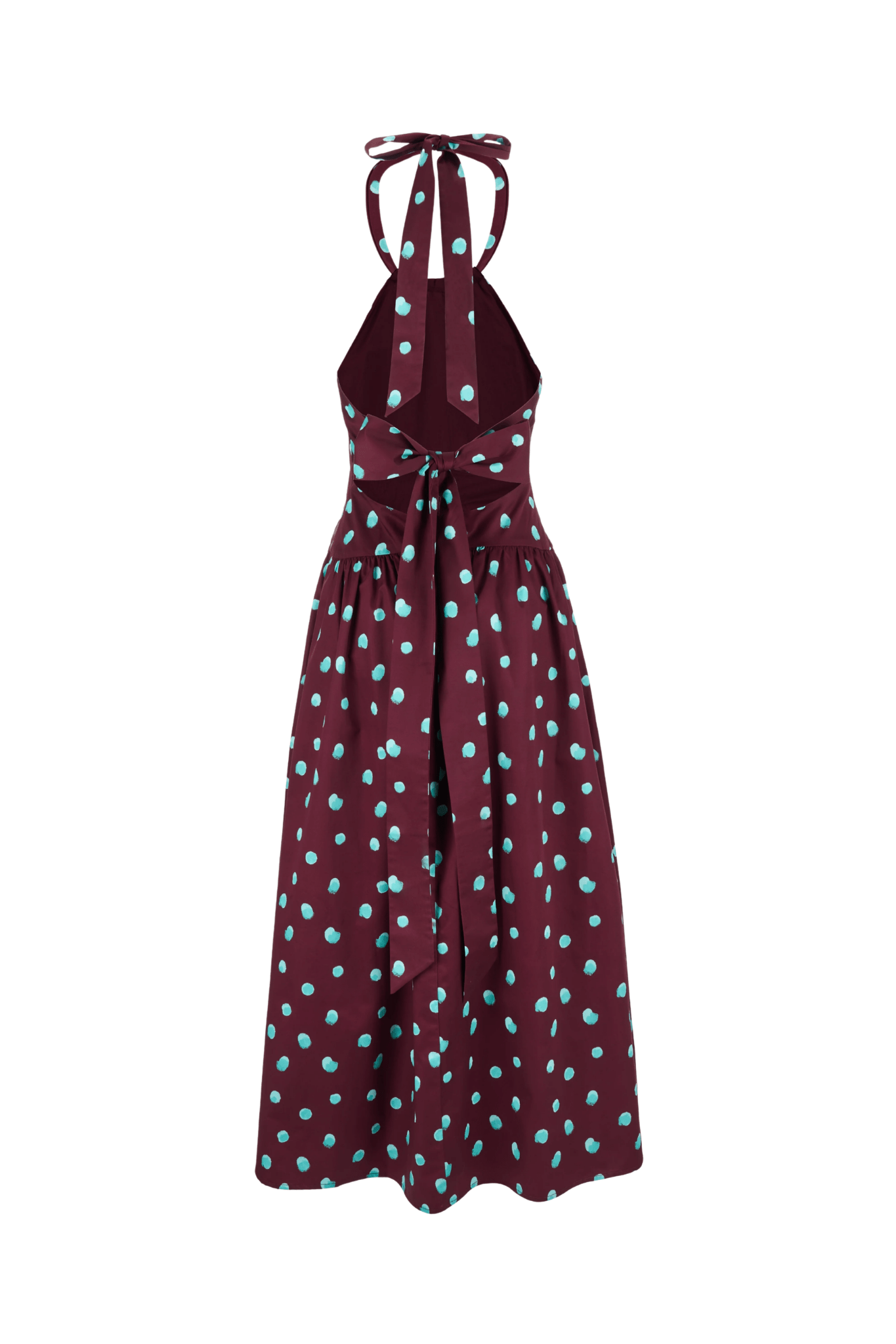 Rosie Assoulin Halter in the Name of Love Dress - Vermillion