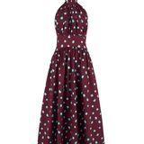 Rosie Assoulin Halter in the Name of Love Dress - Vermillion