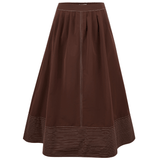Rosie Assoulin Paneled Hem Skirt - Vermillion