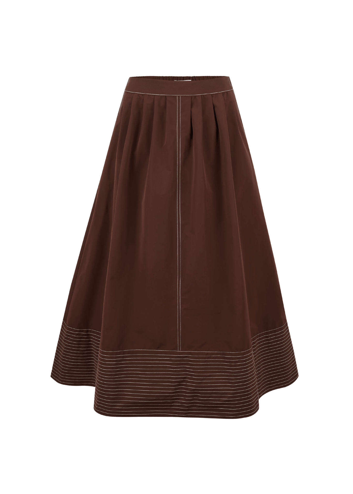 Rosie Assoulin Paneled Hem Skirt - Vermillion