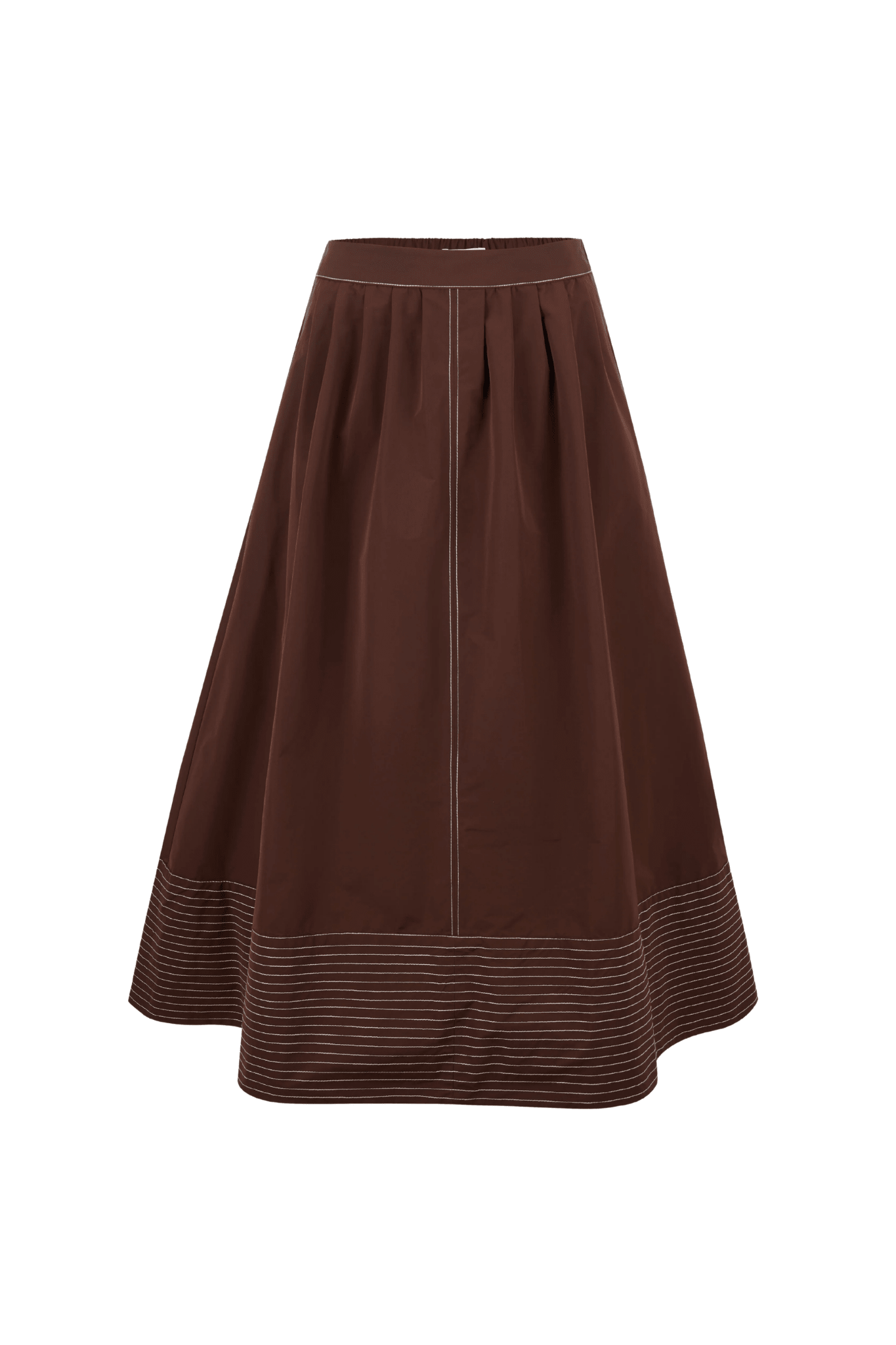 Rosie Assoulin Paneled Hem Skirt - Vermillion