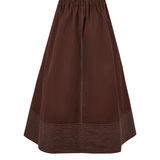 Rosie Assoulin Paneled Hem Skirt - Vermillion