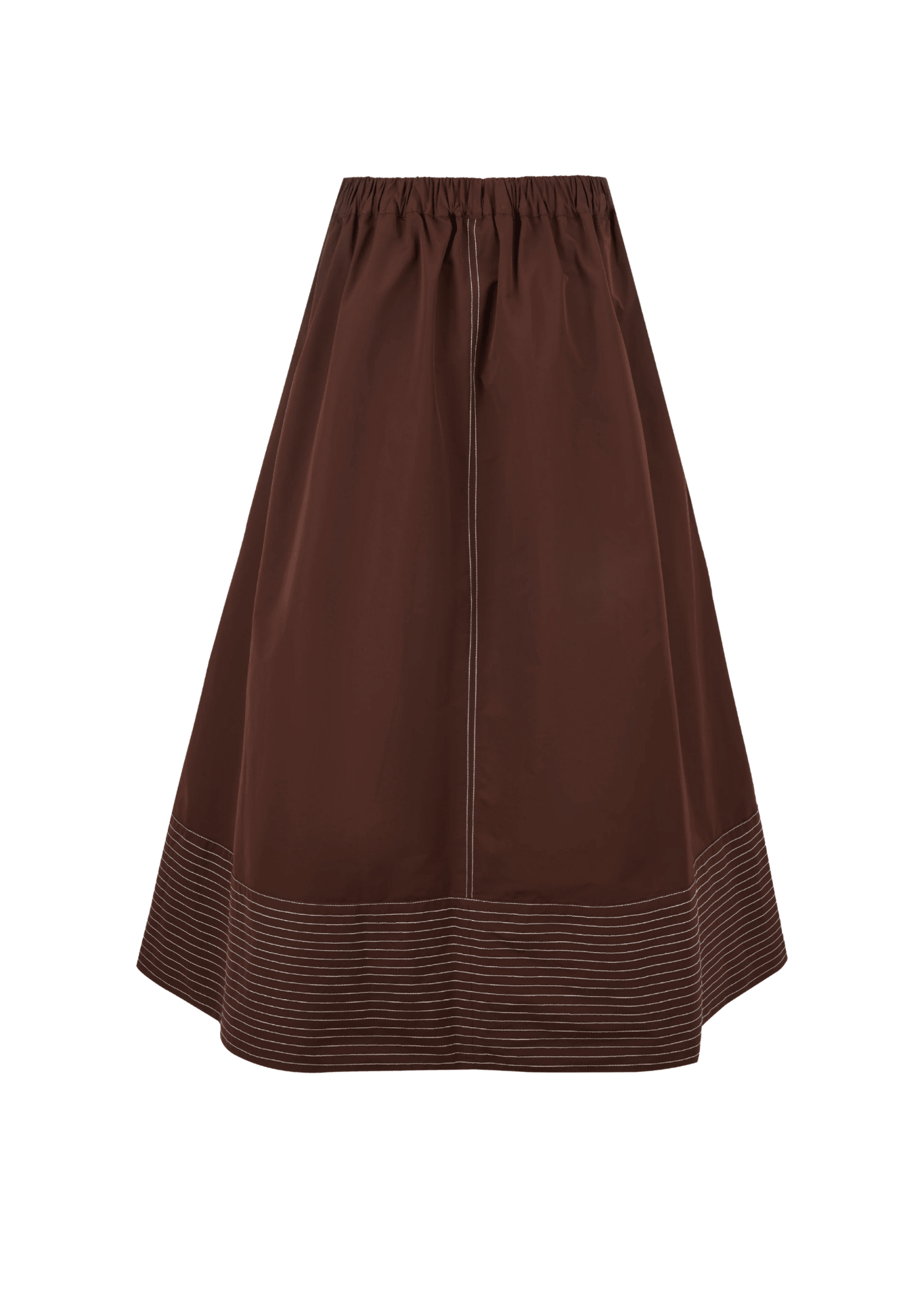 Rosie Assoulin Paneled Hem Skirt - Vermillion