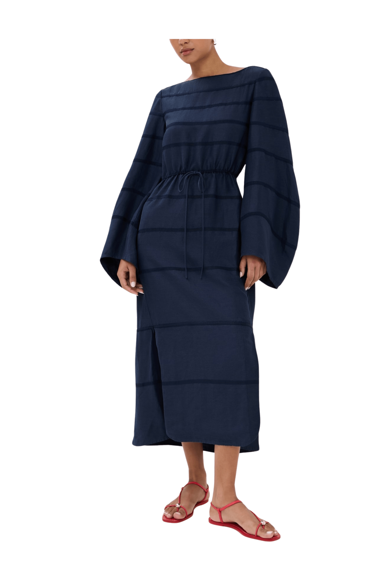 Rosie Assoulin Ribbon Caftan Dress - Vermillion