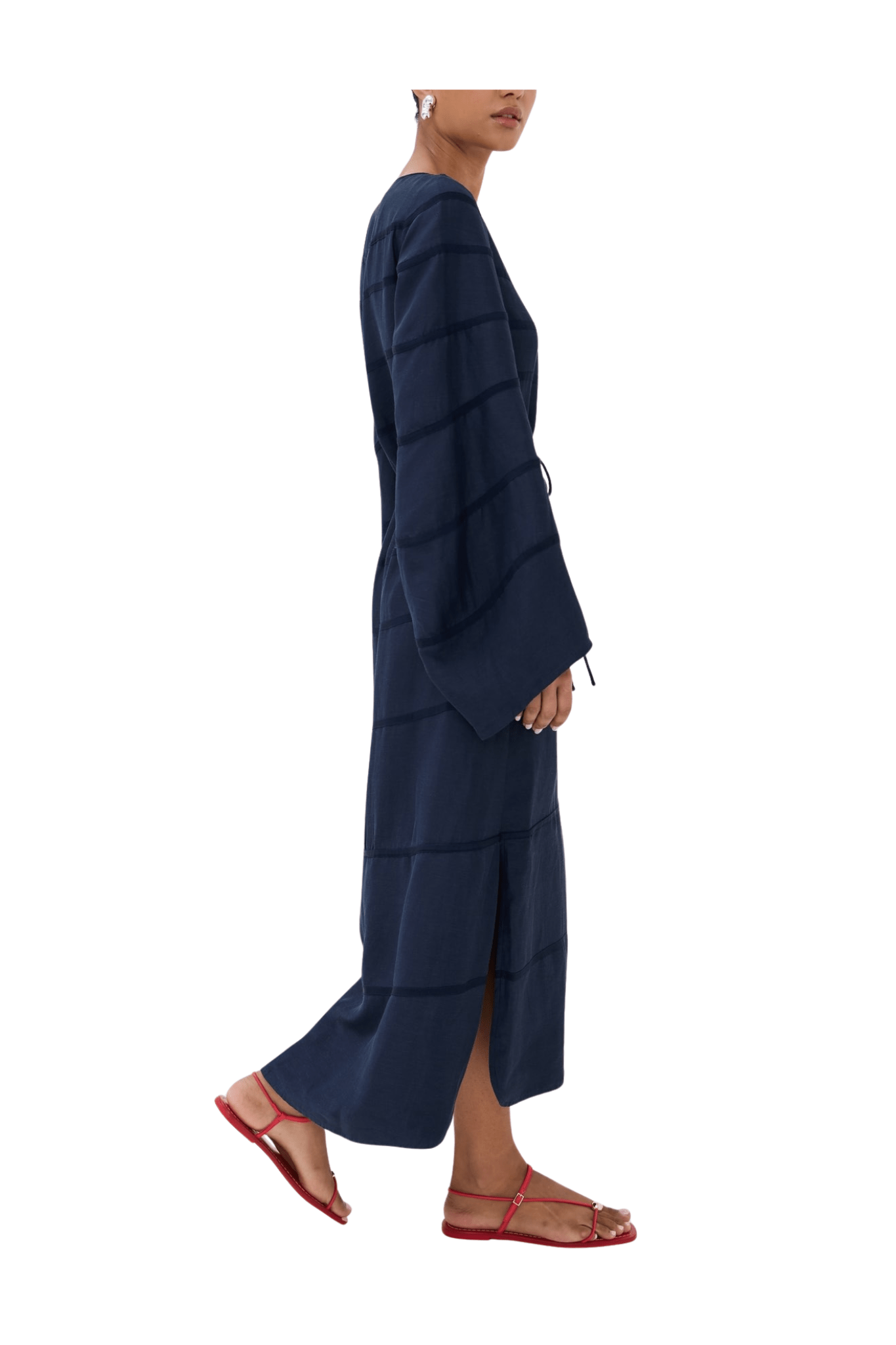 Rosie Assoulin Ribbon Caftan Dress - Vermillion