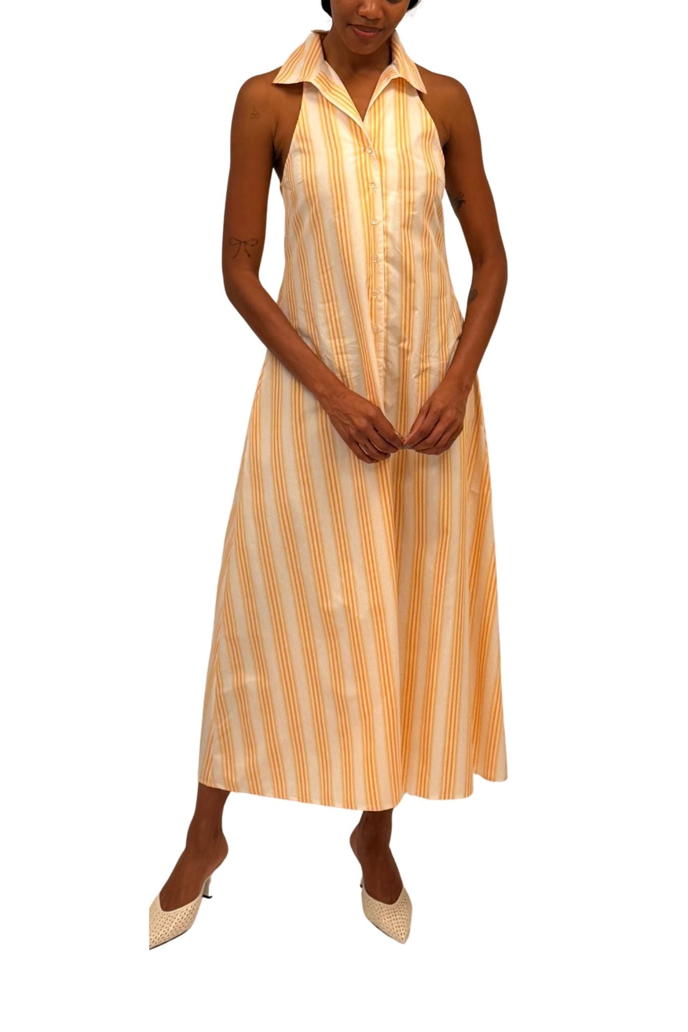 Rosie Assoulin Take It or Sleeveless Dress - Vermillion