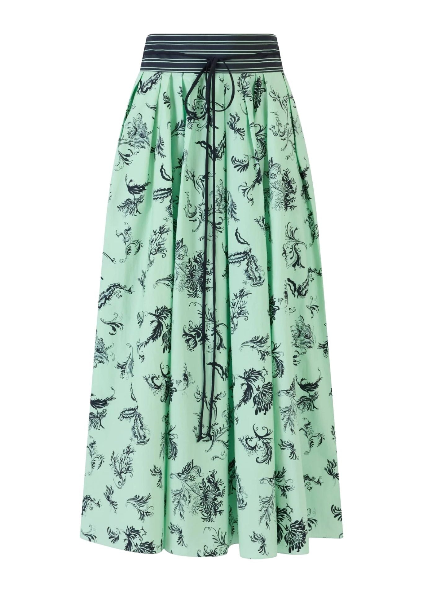 Rosie Assoulin Tie Full Pleated Skirt - Vermillion