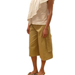 Rosie Assoulin Wedge Top in Trapunto Cotton - Vermillion