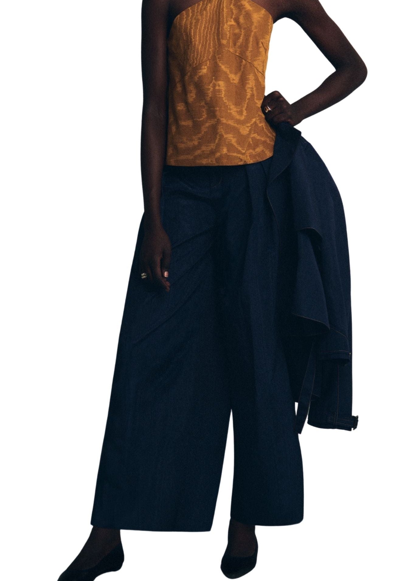 Rosie Assoulin Wide Leg Pleat Pants - Vermillion