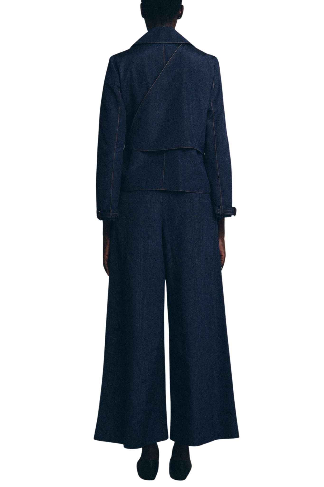 Rosie Assoulin Wide Leg Pleat Pants - Vermillion