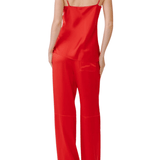 Sablyn Lexi Lower Rise Relaxed Pull On Pant - Vermillion