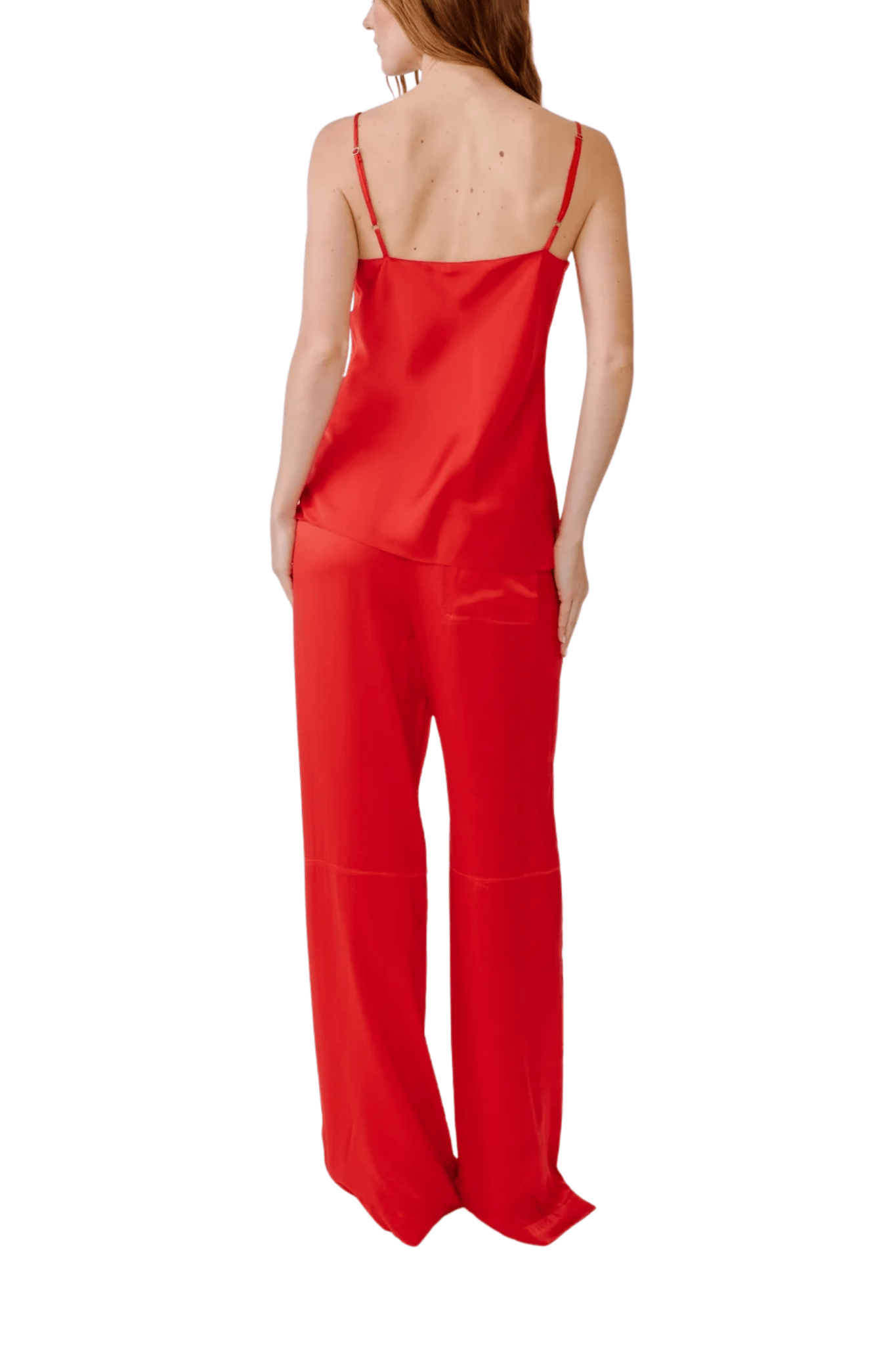 Sablyn Lexi Lower Rise Relaxed Pull On Pant - Vermillion
