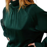 Sablyn Nadine Slouchy Turtleneck Top - Vermillion