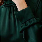 Sablyn Nadine Slouchy Turtleneck Top - Vermillion