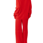 Sablyn Samson Relaxed Saddle Raglan Cardigan - Vermillion