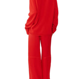 Sablyn Samson Relaxed Saddle Raglan Cardigan - Vermillion