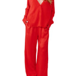 Sablyn Samson Relaxed Saddle Raglan Cardigan - Vermillion